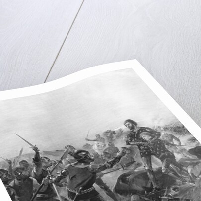 Battle of Poitiers, France by Anonymous