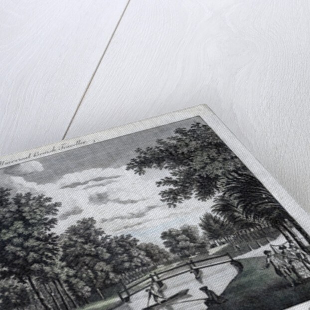 View of the back part of the Cassina and Serpentine River in Chiswick Gardens by Anonymous