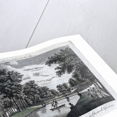 View of the back part of the Cassina and Serpentine River in Chiswick Gardens by Anonymous