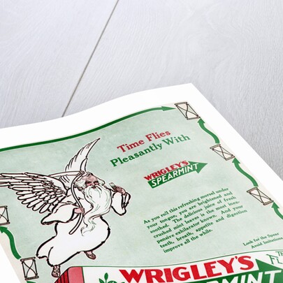 Advert for Wrigley's Spearmint Pepsin Gum by Anonymous
