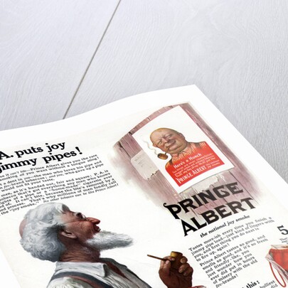 Advert for Prince Albert pipe tobacco by Anonymous