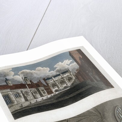 Views of Lincoln's Inn Hall and Chapel, and the interior of Lincoln's Inn Chapel, London by Pals