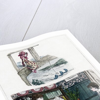 A print from The Little Folk's Nature Painting Book by Kate Greenaway by Anonymous