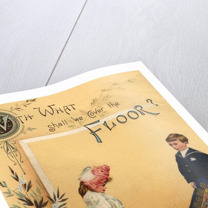 Advert for Treloar's carpets, of Ludgate Hill, London by Anonymous