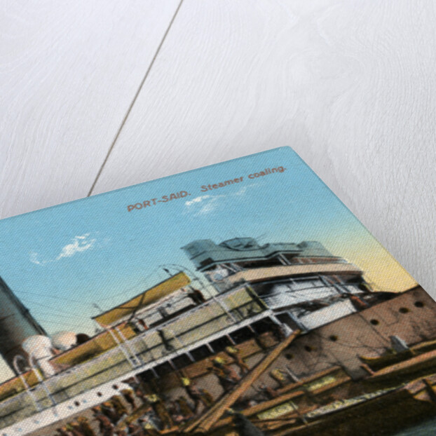 Steamer coaling, Port Said, Egypt by Anonymous