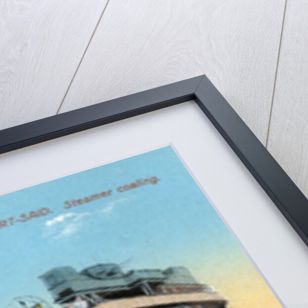 Steamer coaling, Port Said, Egypt by Anonymous