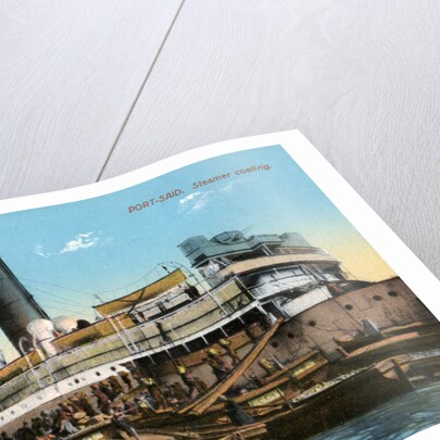 Steamer coaling, Port Said, Egypt by Anonymous