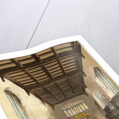 Interior of St John's College Chapel, Cambridge, Cambridgeshire by Anonymous