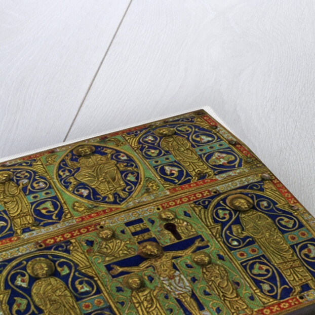 Reliquary, champlevé enamel on copper by Anonymous