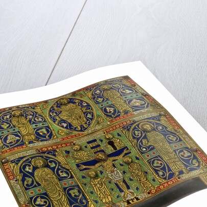 Reliquary, champlevé enamel on copper by Anonymous