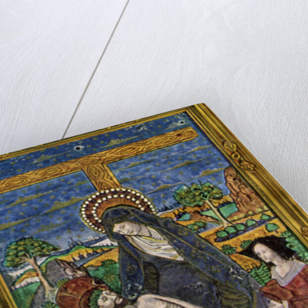Plaque, enamel on copper by Anonymous