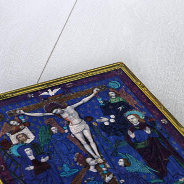 Plaque, enamel paint on copper by Nardon Penicaud