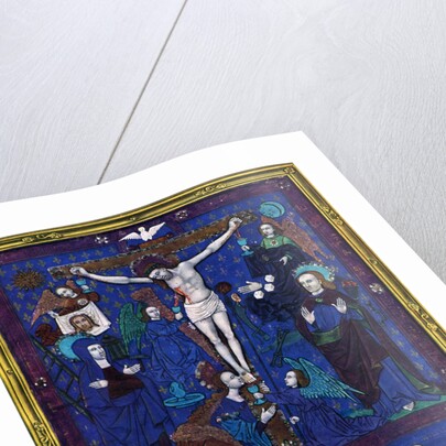 Plaque, enamel paint on copper by Nardon Penicaud