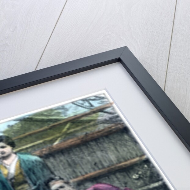 Sailors of HMS Challenger having tea at a tea house near Yokohama, Japan by Anonymous