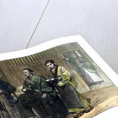 Japanese escort officers by Anonymous