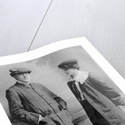 Mabel Hackney and Laurence Irving by J Beagles & Co