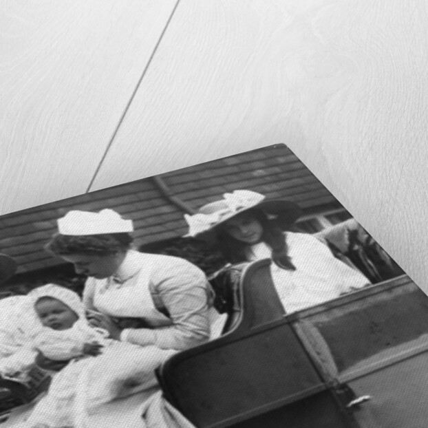 Ellaline Terriss, British actress, with her daughter and baby by Anonymous