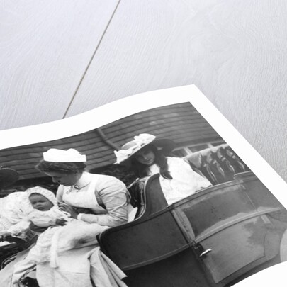 Ellaline Terriss, British actress, with her daughter and baby by Anonymous