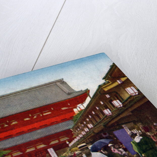 The Asakusa Kannon temple, Tokyo, Japan by Anonymous