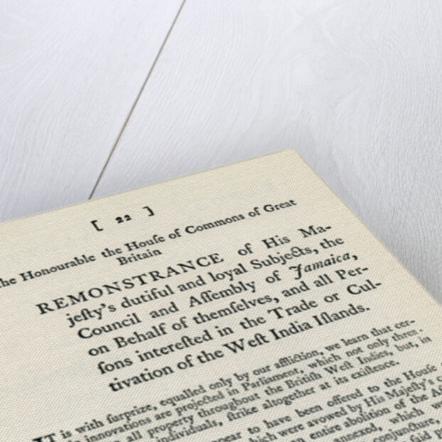 A remonstration of the subject of the slave trade by Anonymous