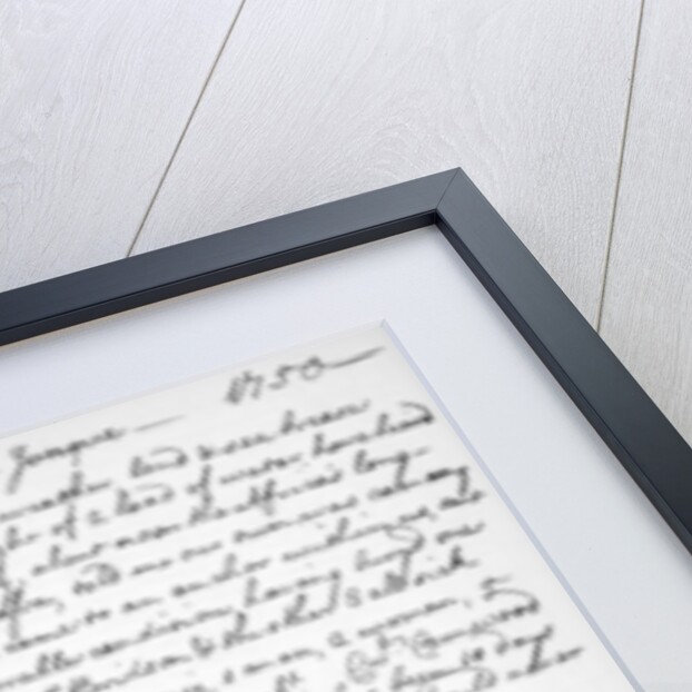 A page from the journal of John Newton by Anonymous