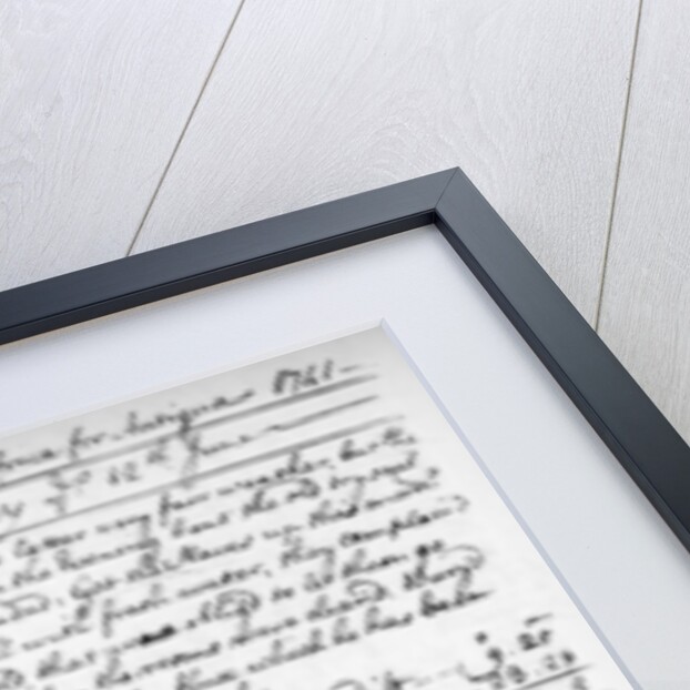 A page from the journal of John Newton by Anonymous