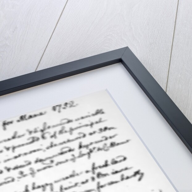 A page from the journal of John Newton by Anonymous