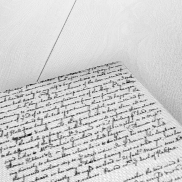 A page from the journal of John Newton by Anonymous