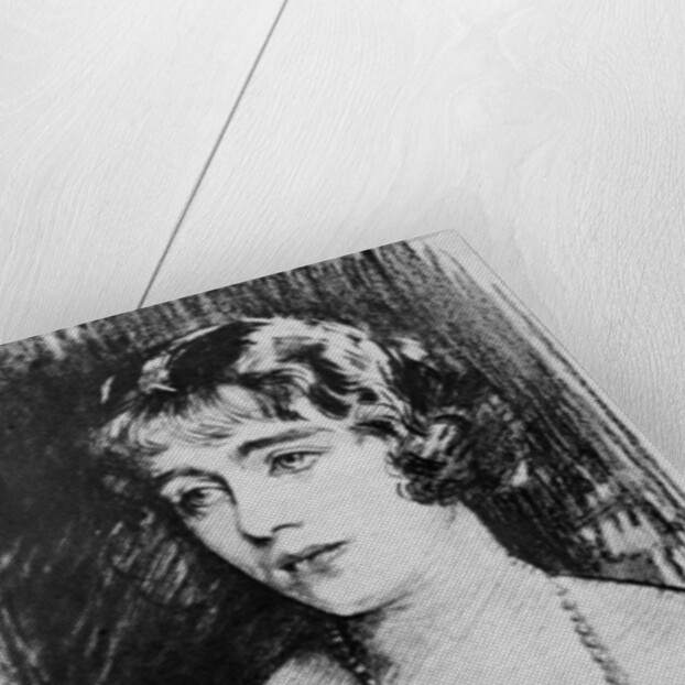 Study of Lady Elizabeth Bowes-Lyon by John Singer Sargent