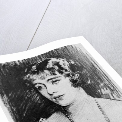 Study of Lady Elizabeth Bowes-Lyon by John Singer Sargent