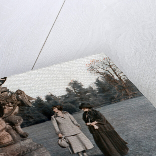 Lady Elizabeth Bowes-Lyon and the Countess of Strathmore, Glamis Castle, Scotland by Anonymous