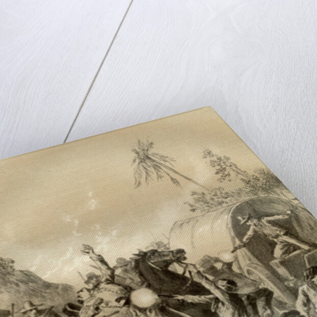 Gold escort attacked by bushrangers, Australia by McFarlane and Erskine