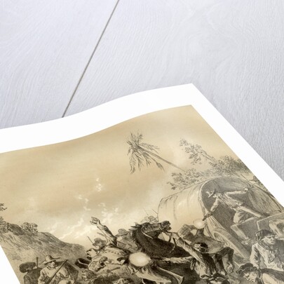 Gold escort attacked by bushrangers, Australia by McFarlane and Erskine