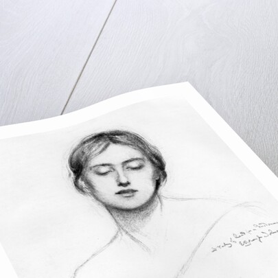 Study of a woman's head by E Borough Johnson