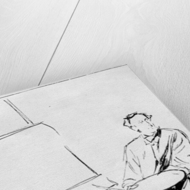 John Everett Millais (1829-1896), British artist by Charles Samuel Keene