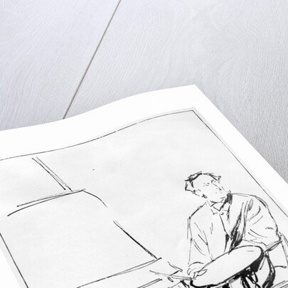 John Everett Millais (1829-1896), British artist by Charles Samuel Keene