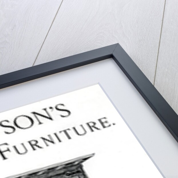 An advertisement for Heal and Son's bedroom furniture by Anonymous