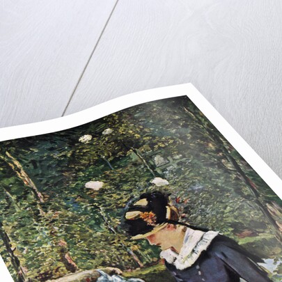 Young Girl on the Threshold of the Garden at Bellevue by Edouard Manet