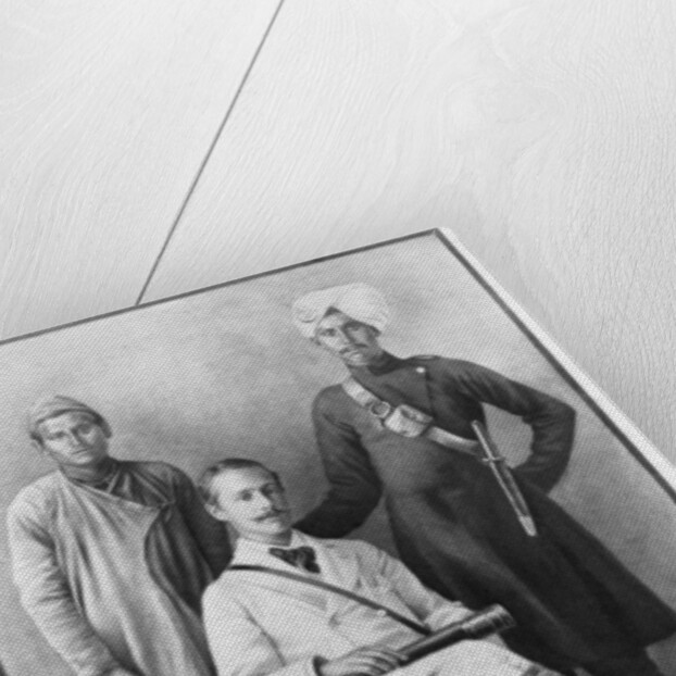 Arnold Henry Savage Landor (1865-1924) and his two faithful servants by Anonymous