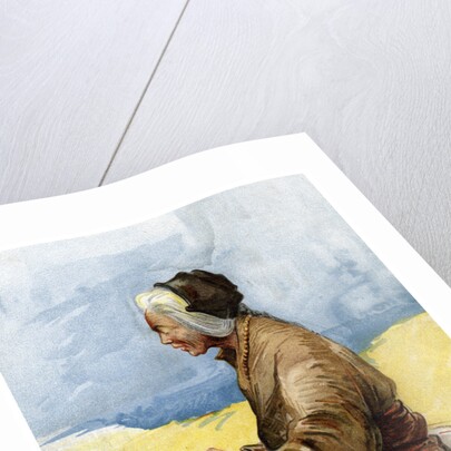 A Tibetan fortune teller by Anonymous