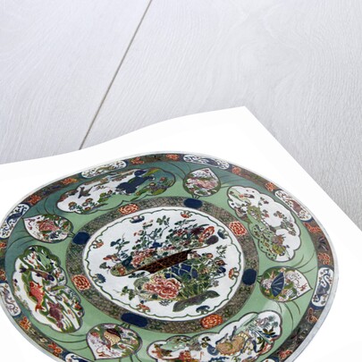 A Chinese porcelain dish of the Kang-he period by Anonymous