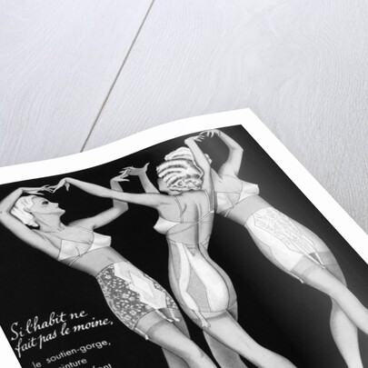 An advertisement for Kestos lingerie by Anonymous