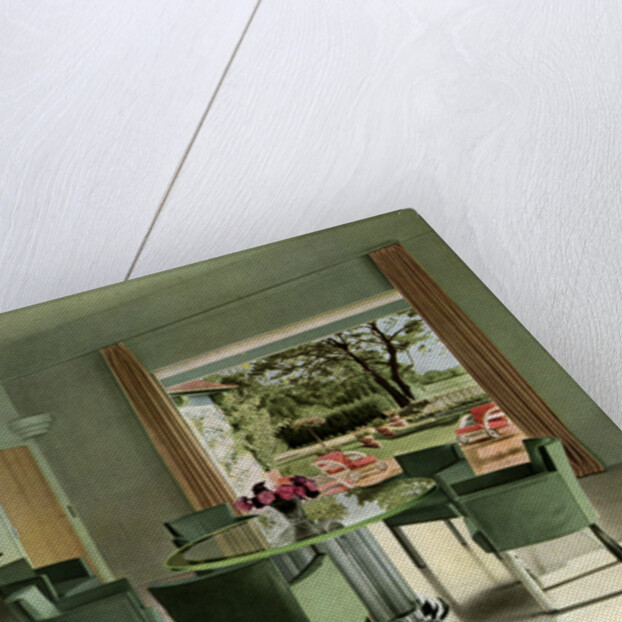 A French dining room by Anonymous