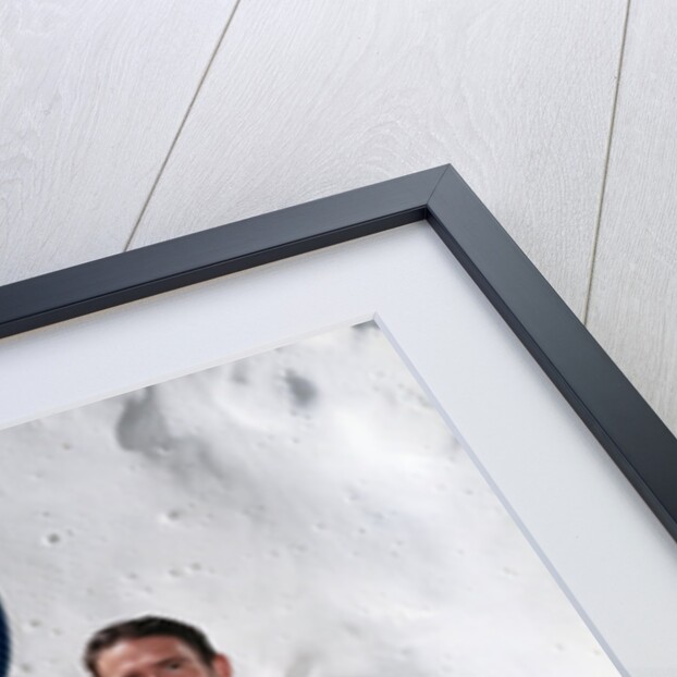 The crew of the Apollo 15 Mission at the Manned Spacecraft Centre, Houston, Texas by NASA