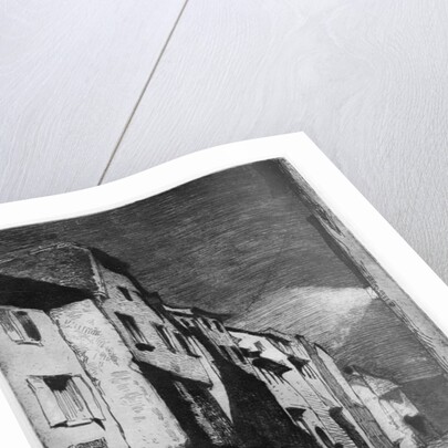 Street at Saverne by James Abbott McNeill Whistler