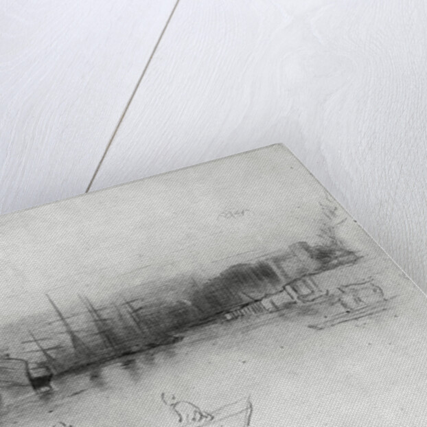 Steamboats off the Tower by James Abbott McNeill Whistler