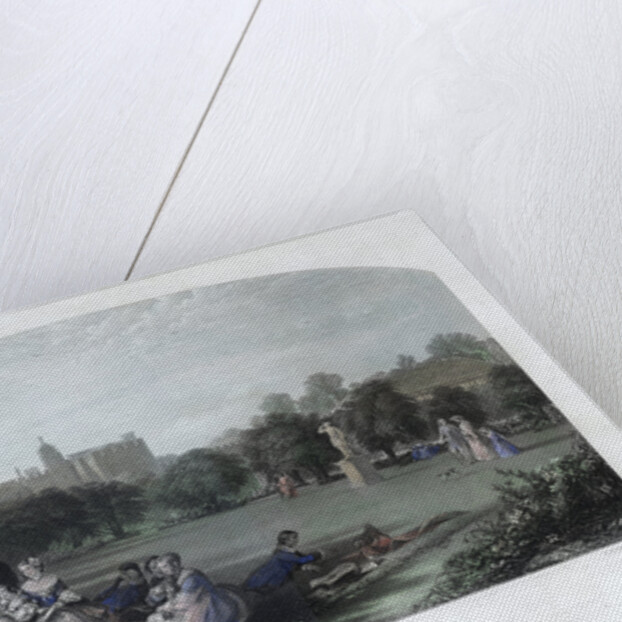 A Summer Noon: Hampton Court by C Cousen