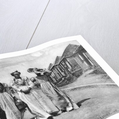 A street scene at Vieuxfort, St Lucia by Anonymous