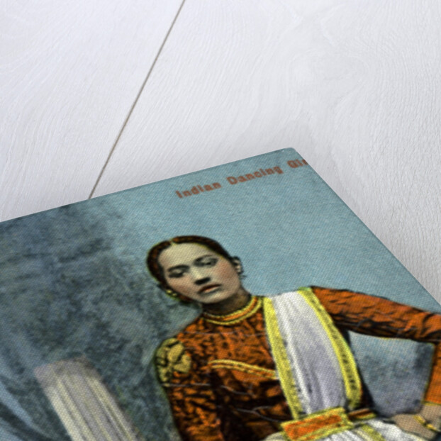 Indian dancing girl, India by Anonymous