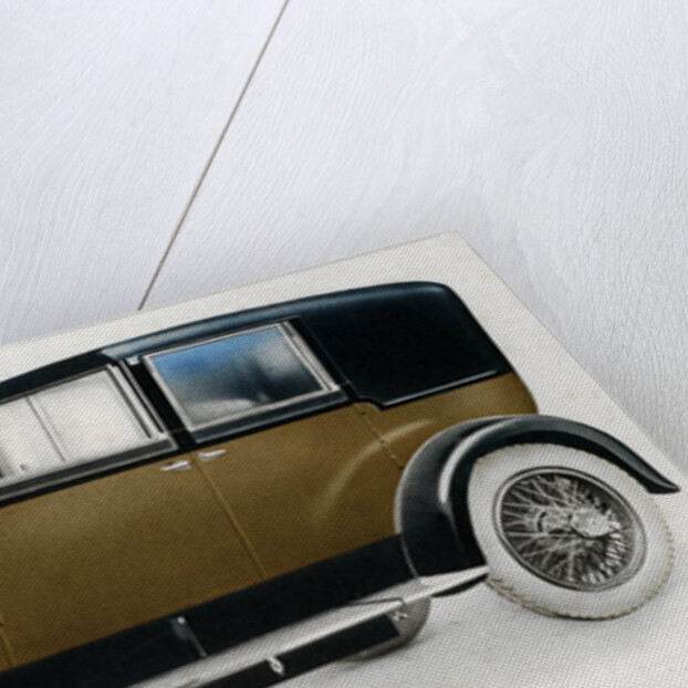 Enclosed drive Rolls-Royce cabriolet with extension open by Anonymous